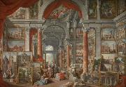 Giovanni Paolo Pannini Picture Gallery with Views of Modern Rome oil painting reproduction